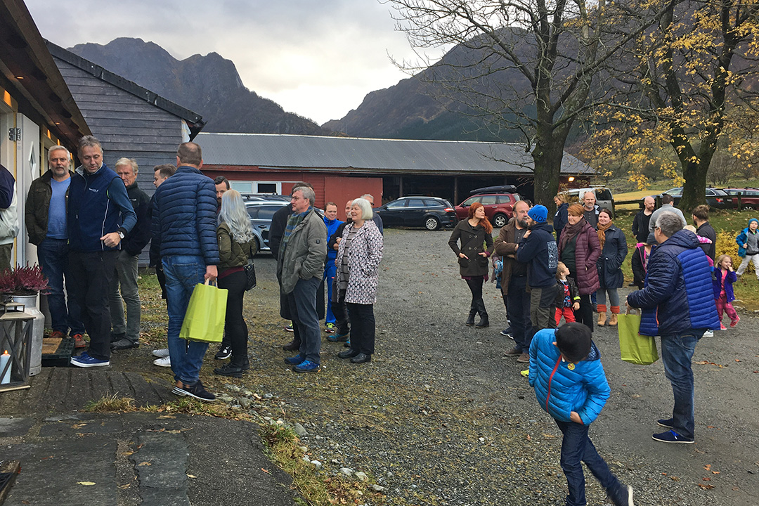 Travelt og full suksess alt på opningsdagen 29. oktober. Foto: Torstein Lund Eik.