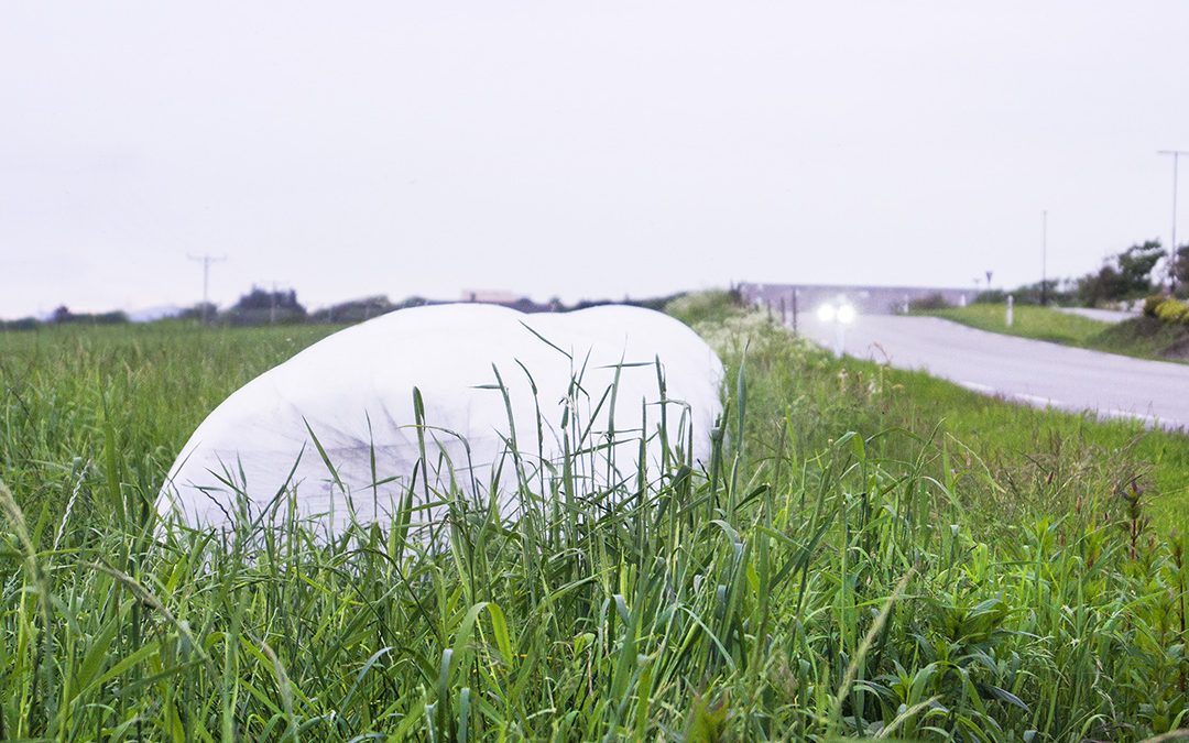 Vil ikkje ha rundballar og landbruksutstyr i vegkanten