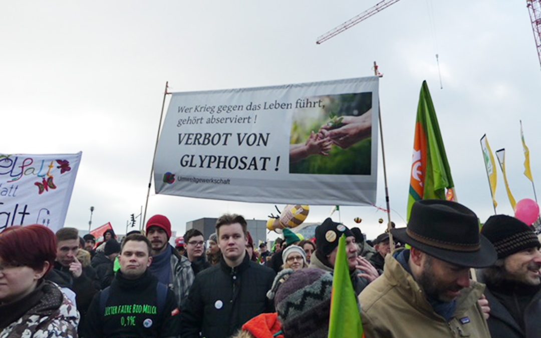 Demonstrerte mot glyfosat