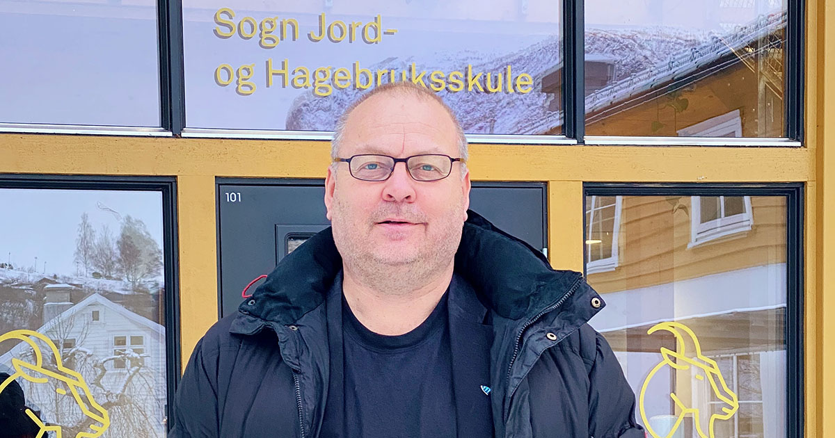 Kjetil Øvstetun, ny rektor på Sogn jord- og hagebruksskule