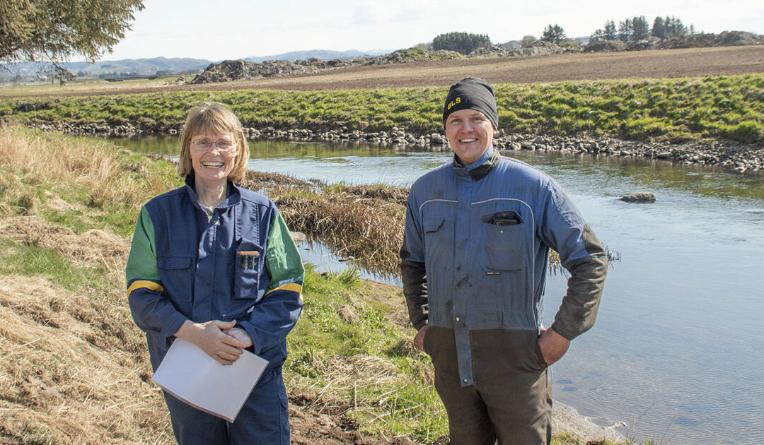 Plantar tre langs Håelva