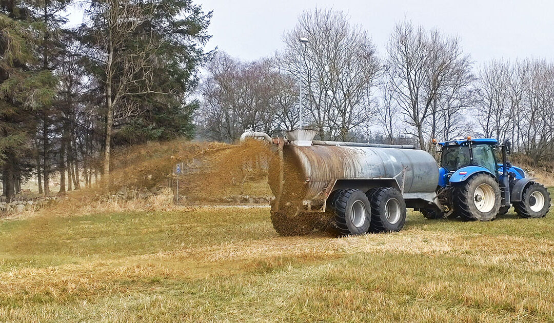 Tilset flytande kalk i husdyrgjødsla