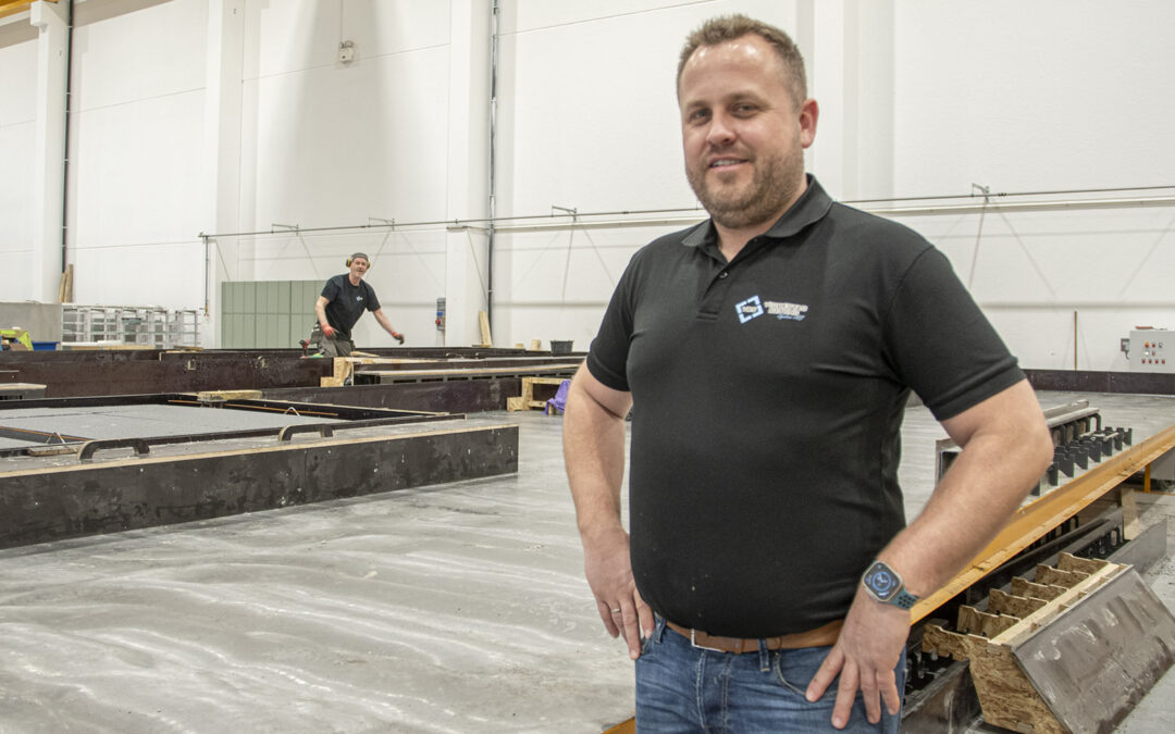 Lagar 40 prosent lettare betongelement