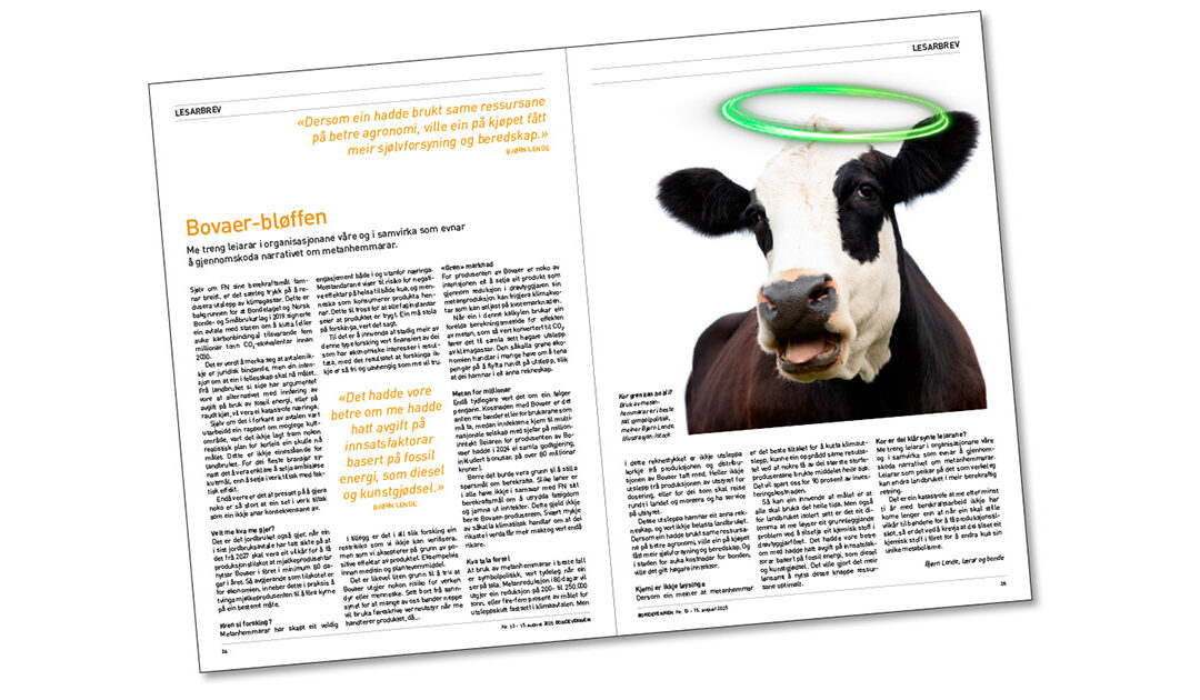 Metanreduksjon er ingen bløff