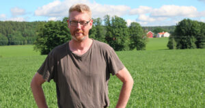 Har trua: Ingen andre klimatiltak er i nærleiken av å vera så effektive som metanhemmar, seier Bjørn Gimming, leiar i Norges Bondelag. Foto: Norges Bondelag