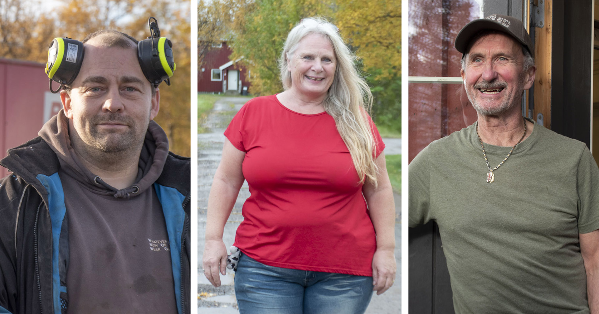 Tre frå Finnmark: Storfekjøtprodusenten Kim Arne Juliussen (t.v.) i Austertana er èin av to i fylket som kjøper inn fôringsdyr. Rektor Eva Britt Birkenes ved Tana vgs som tilbyr utdanning i arktisk landbruk, og ostemakar Ivar Øverli som driv verdas nordlegaste ysteri.