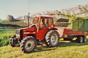 Fôrhausting: Mykje godt fôr her, der det få år før var myr.