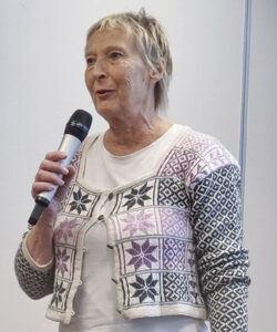 Entusiast: May Britt Øydvin stod i bresjen for vossadelen av Ullveka Vestland, med mål om å lyfte fram bonden og sauehaldet.