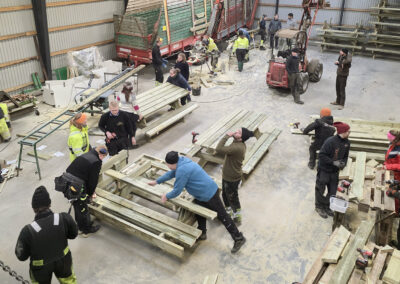 Snekra 140 benkar på ei helg