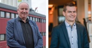 Ut. Inn?: Sveinung Svebestad (65) gir seg etter åtte år som styreleiar i Felleskjøpet Rogaland Agder. Valkomiteen instiller på Roar Lima Grødeland (43) som ny styreleiar. Foto: FKRA