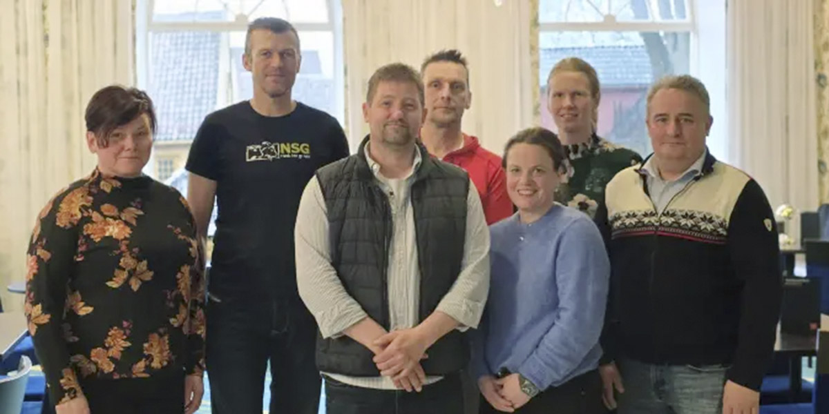 F.v Anniken, Ketil, Anders, Jo Agnar, Kristin, Mina, Atle Foto: NSG