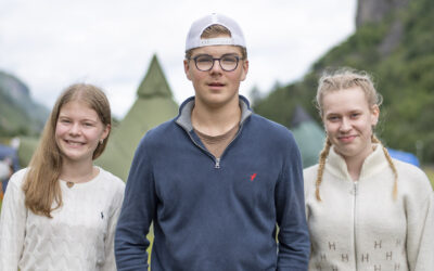 Mjølkebonde og reporter for ein dag